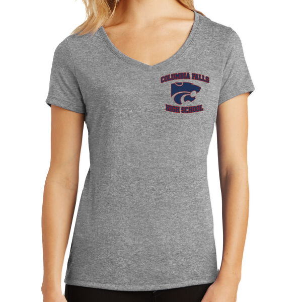 Ladies Perfect Tri V-Neck Tee Thumbnail