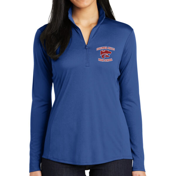 Ladies PosiCharge Competitor 1 / 4-Zip Pullover Thumbnail