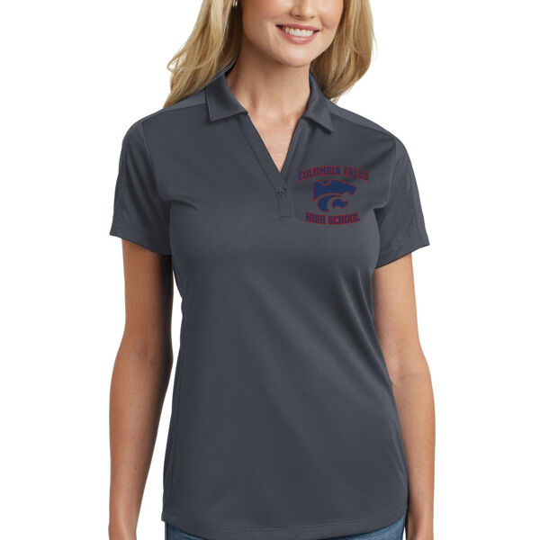 Ladies Diamond Jacquard Polo Thumbnail