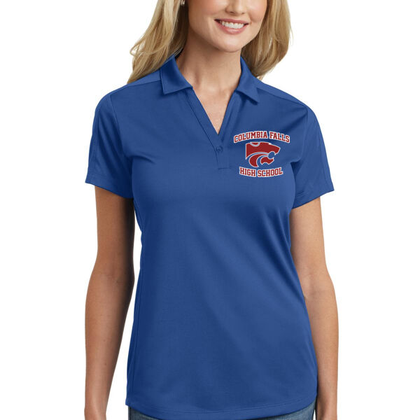 Ladies Diamond Jacquard Polo Thumbnail
